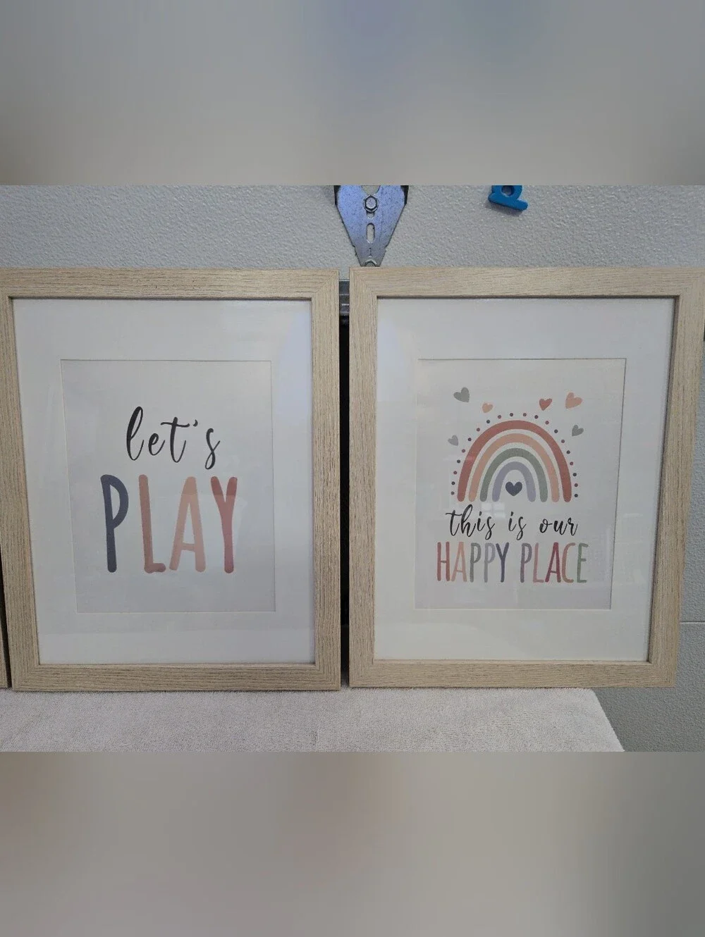 ✨️Set of 4 framed wall art prints for a child's room or playroom✨️